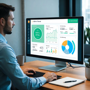 Admin Dashboard features